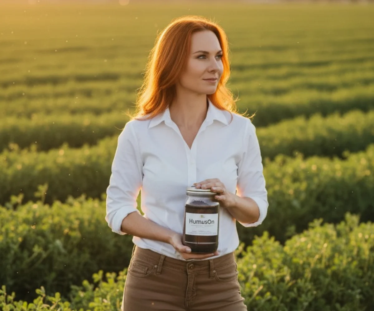 Christina Kat Cat, creator of HumusOn soil regeneration line
